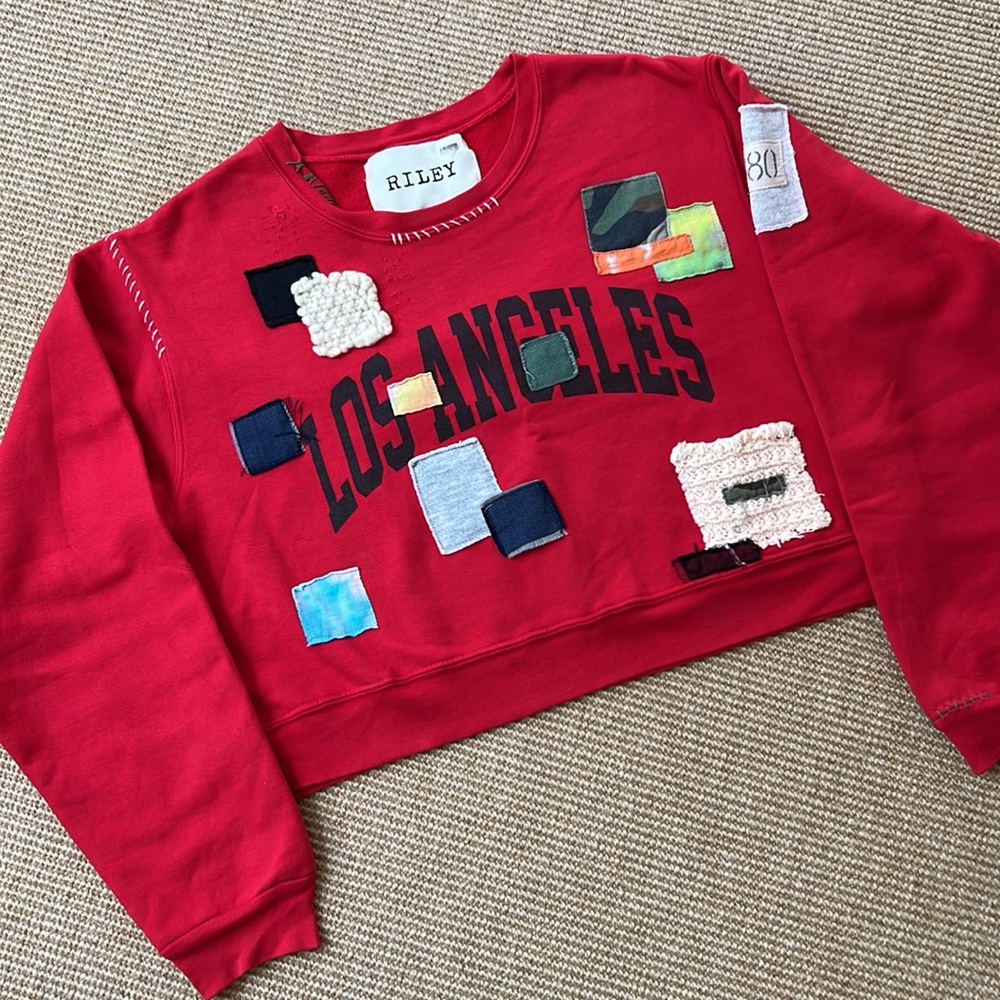 Riley Vintage 1880 Los Angeles Red Sweatshirt
